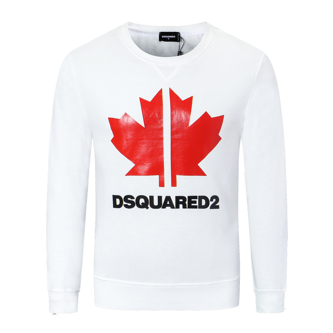 Dsquared2 Maple Leaf Logo Cotton Sweatshirt