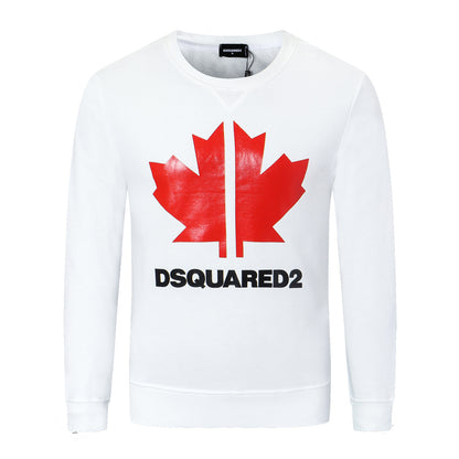 Dsquared2 Maple Leaf Logo Cotton Sweatshirt