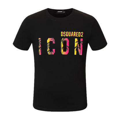 Dsquared2 Coconut Tree ICON Cotton T-shirt