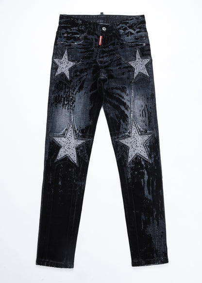 DSQ2 Jeans Black Star