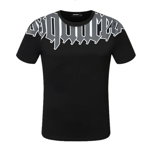 Dsquared2 Logo Shoulder Wrap Cotton T-shirt