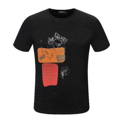 Dsquared2 Graffiti Print Cotton T-shirt
