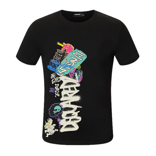 Dsquared2 Graffiti Logo Cotton T-shirt