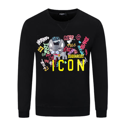 Dsquared2 Graffiti Dog Cotton Sweatshirt