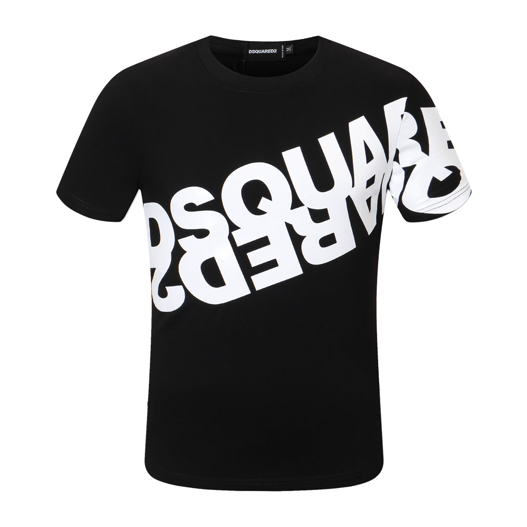 Dsquared2 Diagonal Logo Cotton T-shirt