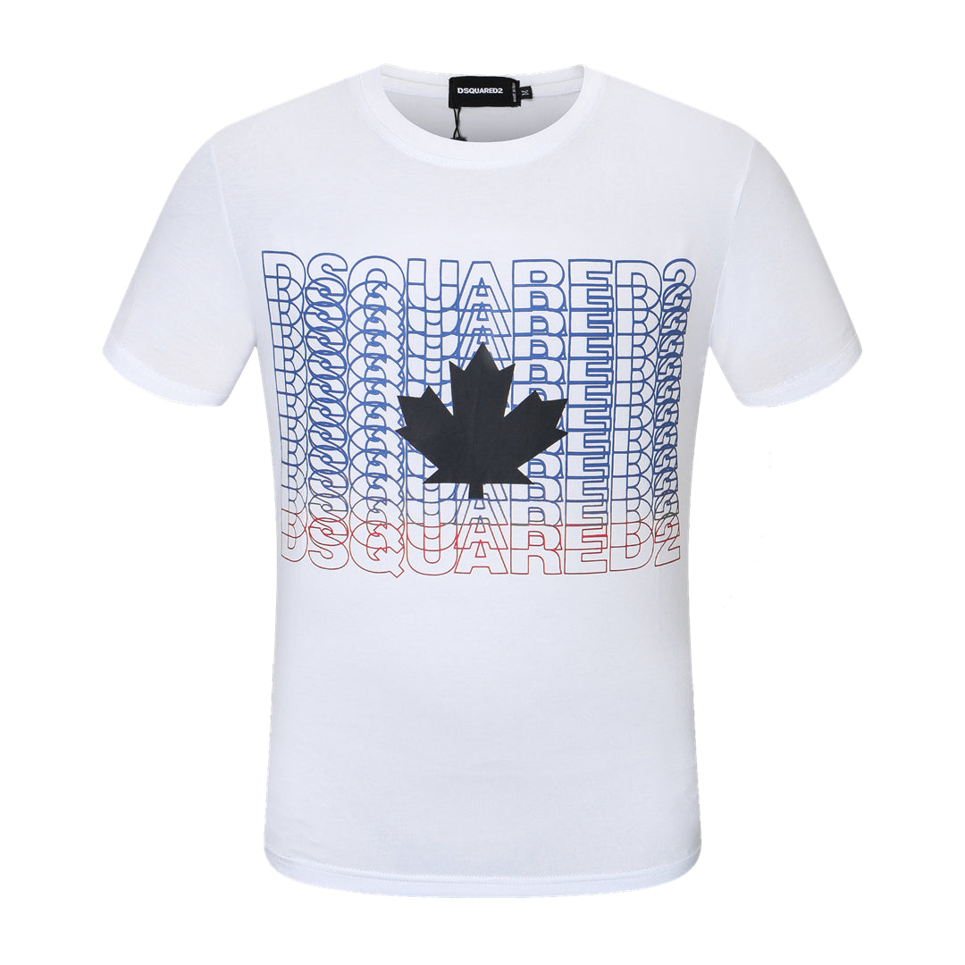 Dsquared2 Maple Leaf Logo Cotton T-shirt