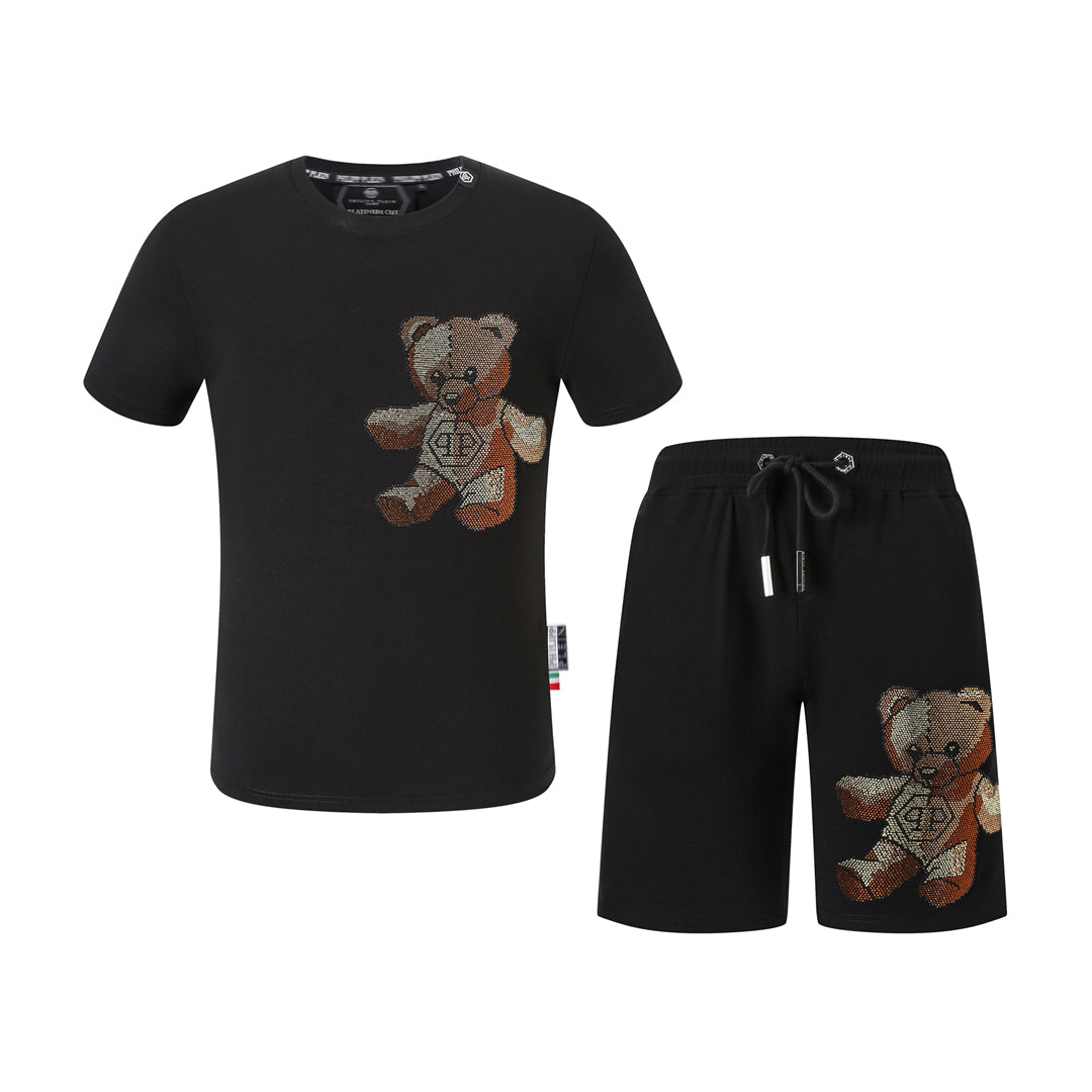 PP Bear T-shirt Shorts Suit