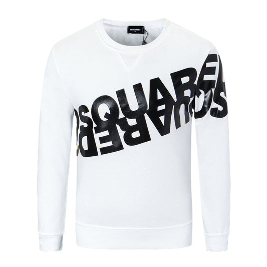 Dsquared2 Diagonal Logo Cotton Sweatshirt
