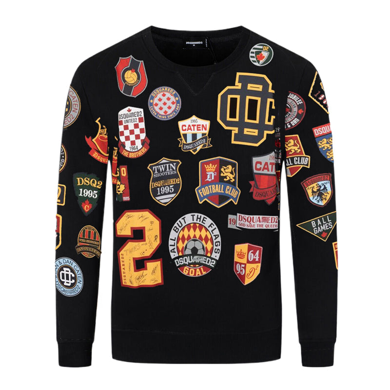 Dsquared2 Stamp Cotton Sweatshirt