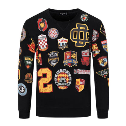 Dsquared2 Stamp Cotton Sweatshirt