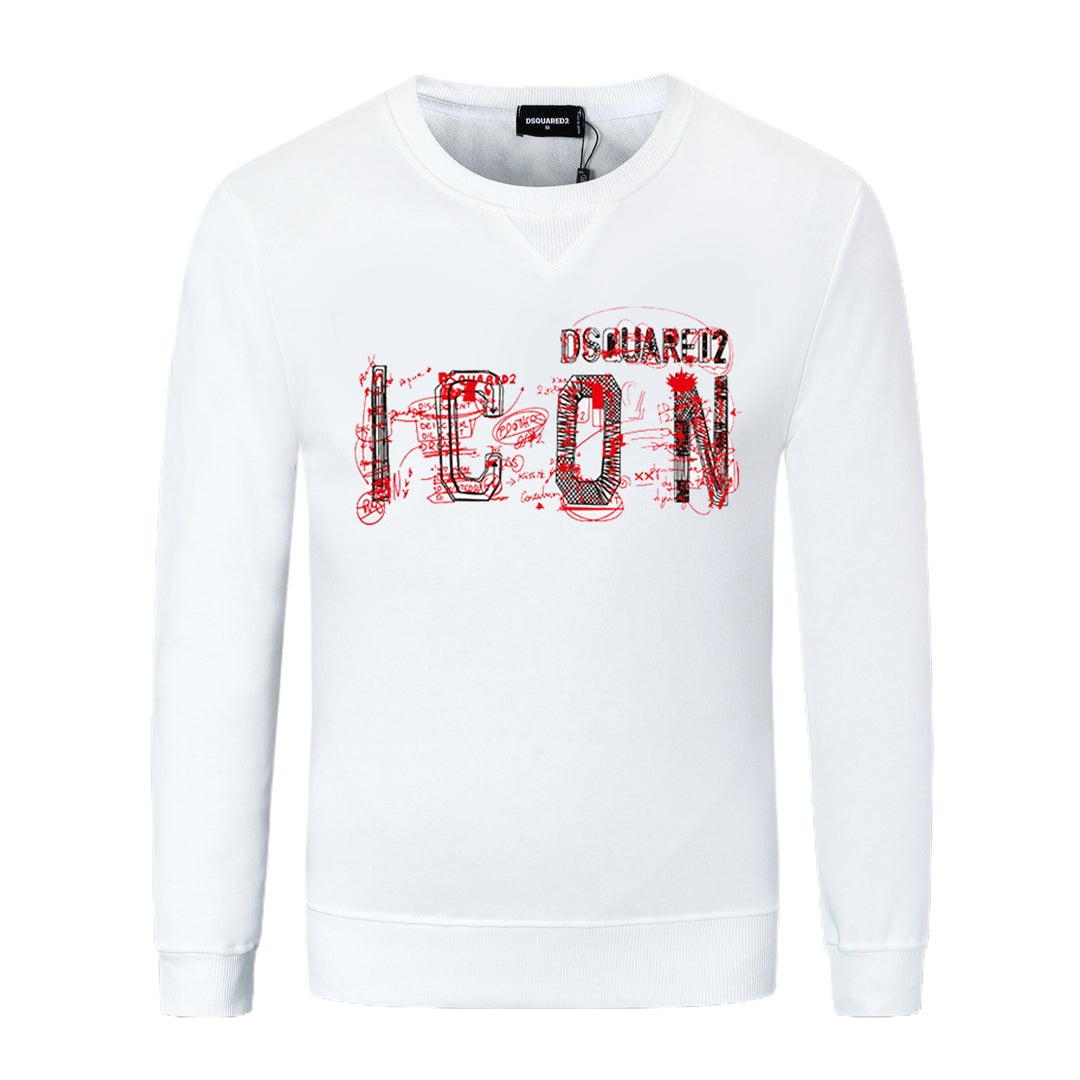 Dsquared2 Graffiti ICON Cotton Sweatshirt