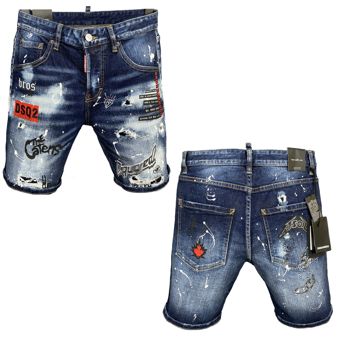 DSQ2 Short Jeans Ripped