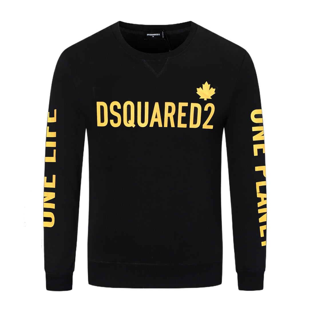Dsquared2 Maple Leaf Logo Cotton Sweatshirt