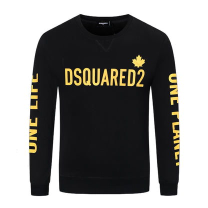 Dsquared2 Maple Leaf Logo Cotton Sweatshirt