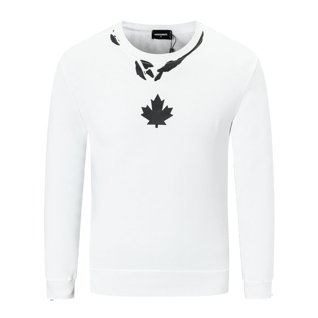 Dsquared2 Maple Leaf Cotton Sweatshirt