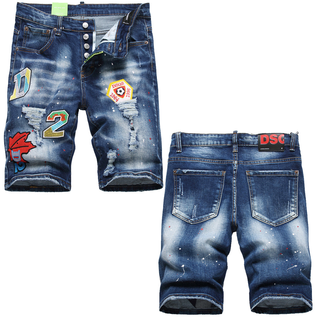 DSQ2 Short Jeans Ripped