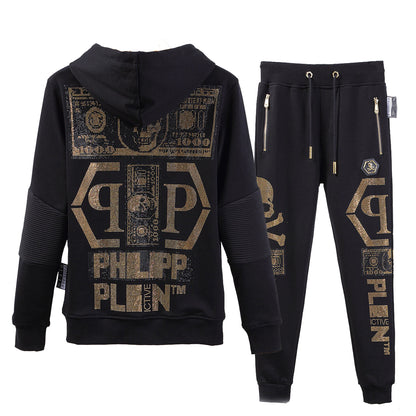 PP Skull Hoodie Jacket Suit