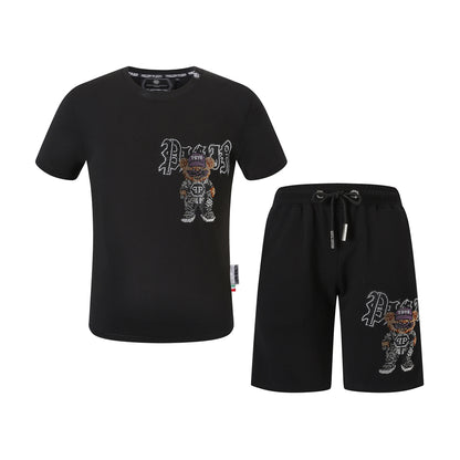 PP Bear T-shirt Shorts Suit
