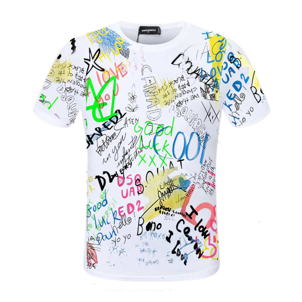 Dsquared2 Graffiti Cotton T-shirt
