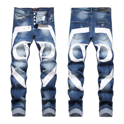 PP Jeans Ripped LOGO PP