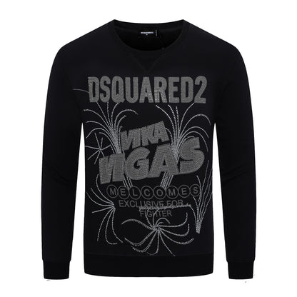 Dsquared2 Crystal Vigas Cotton Sweatshirt