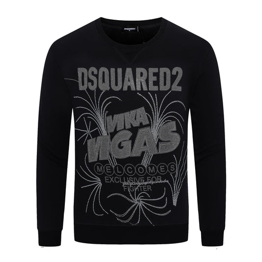 Dsquared2 Crystal Vigas Cotton Sweatshirt