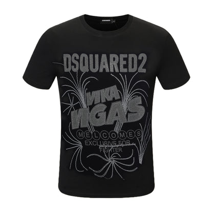 Dsquared2 Vigas Crystal Cotton T-shirt