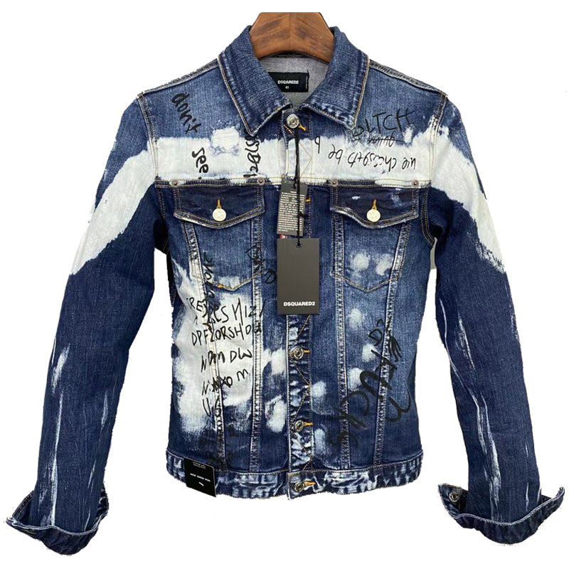 Dsquared2 Graffiti Denim Jacket