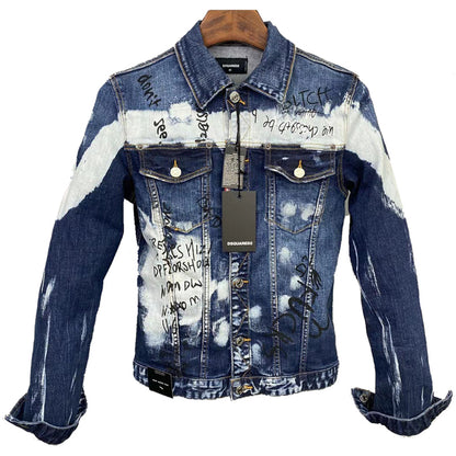 Dsquared2 Graffiti Denim Jacket