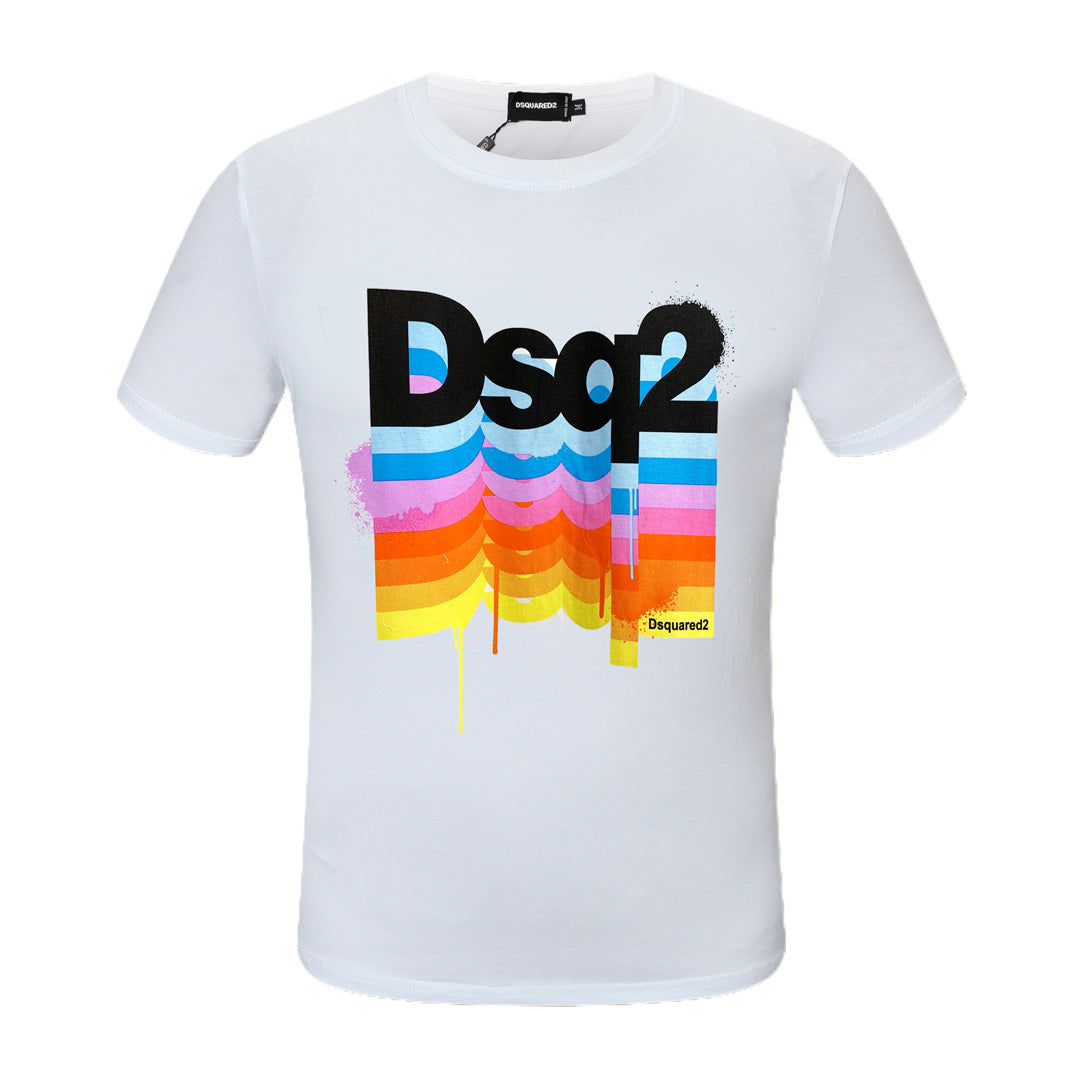 Dsquared2 Color Paint DSQ2 Cotton T-shirt
