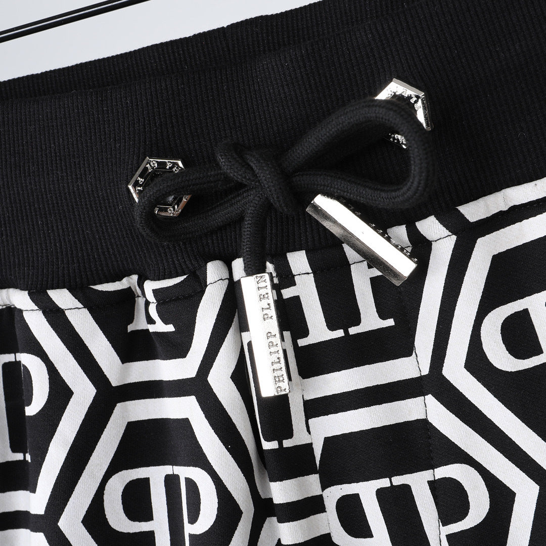 PP Skull T-shirt Shorts Suit