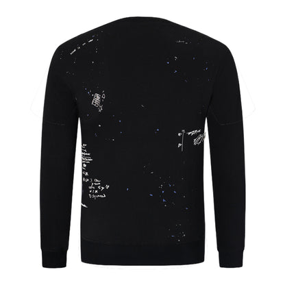 Dsquared2 Graffiti Poster Cotton Sweatshirt