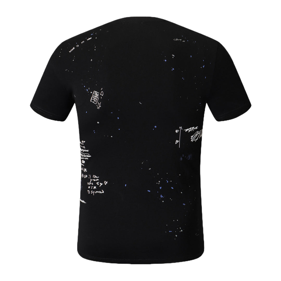 Dsquared2 Poster Graffiti Cotton T-shirt
