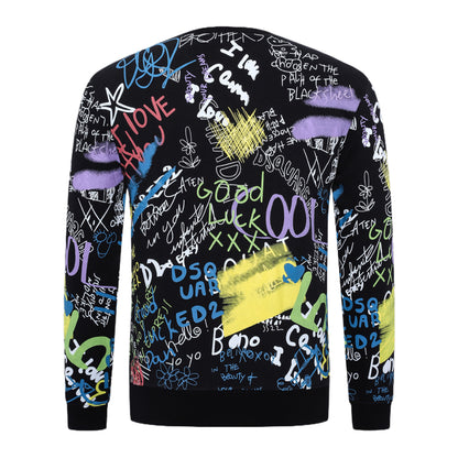 Dsquared2 Graffiti Cotton Sweatshirt