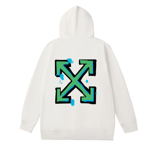 OFF Logo Print Hoodie