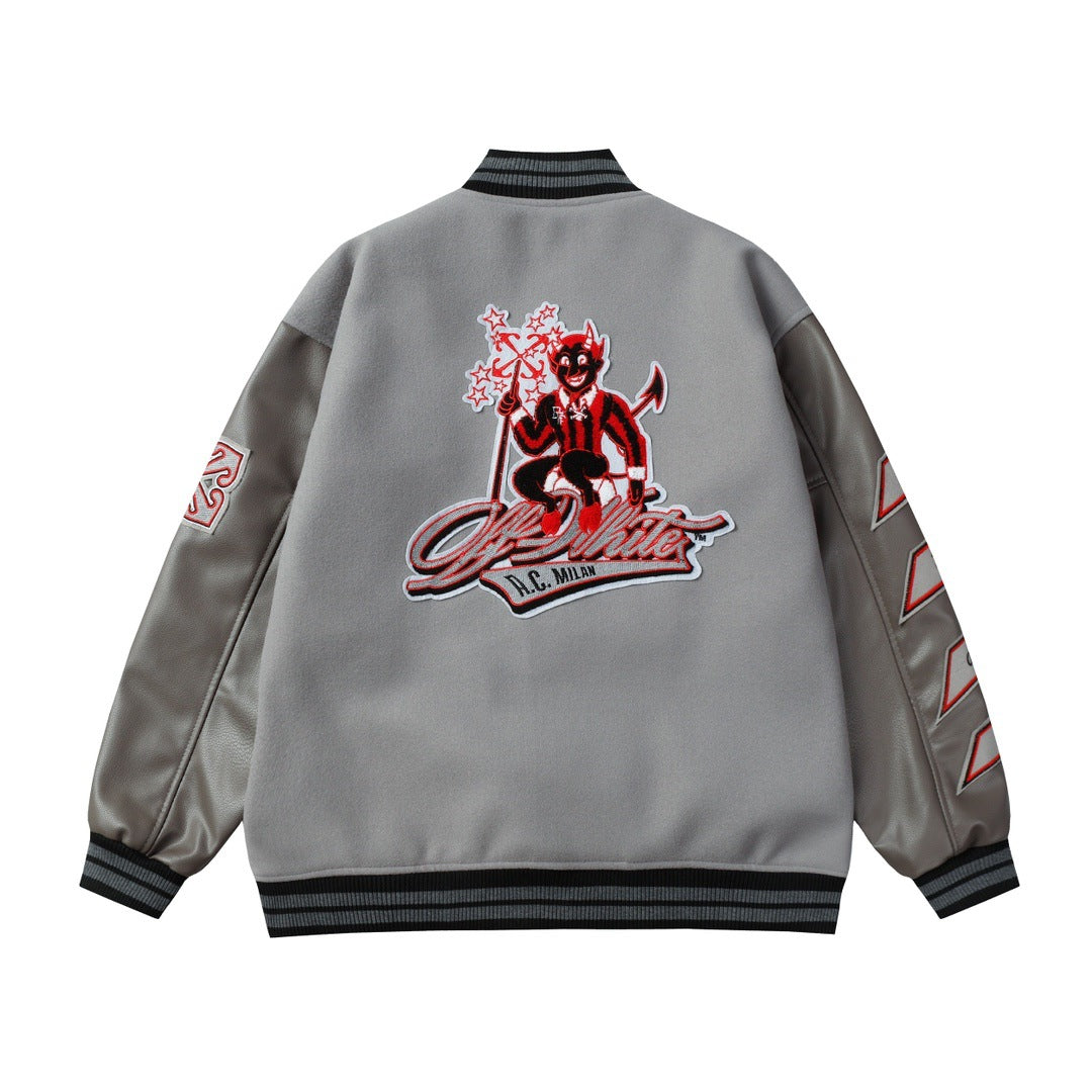 OFF Demon Print Jacket
