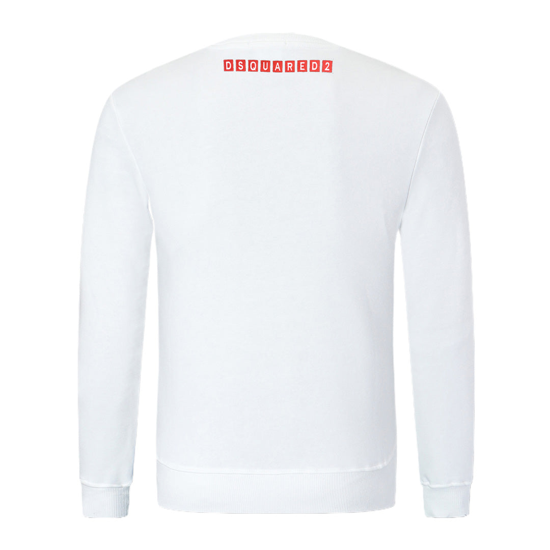 Dsquared2 Embroidery Stamp Cotton Sweatshirt