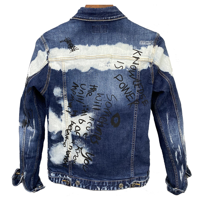 Dsquared2 Graffiti Denim Jacket