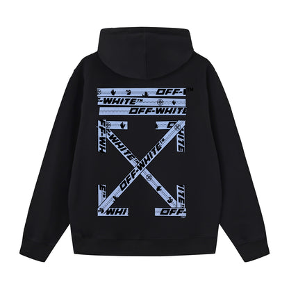 OFF Logo Print Hoodie