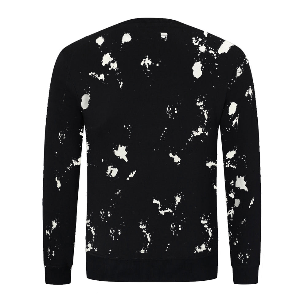 Dsquared2 Paint Logo Cotton Sweatshirt