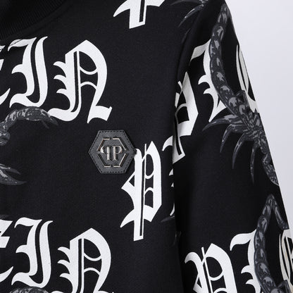 PP Letter Hoodie Jacket Suit