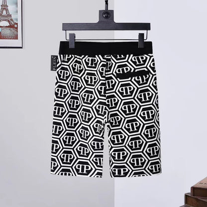 PP Skull T-shirt Shorts Suit
