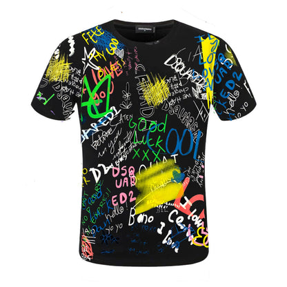 Dsquared2 Graffiti Cotton T-shirt