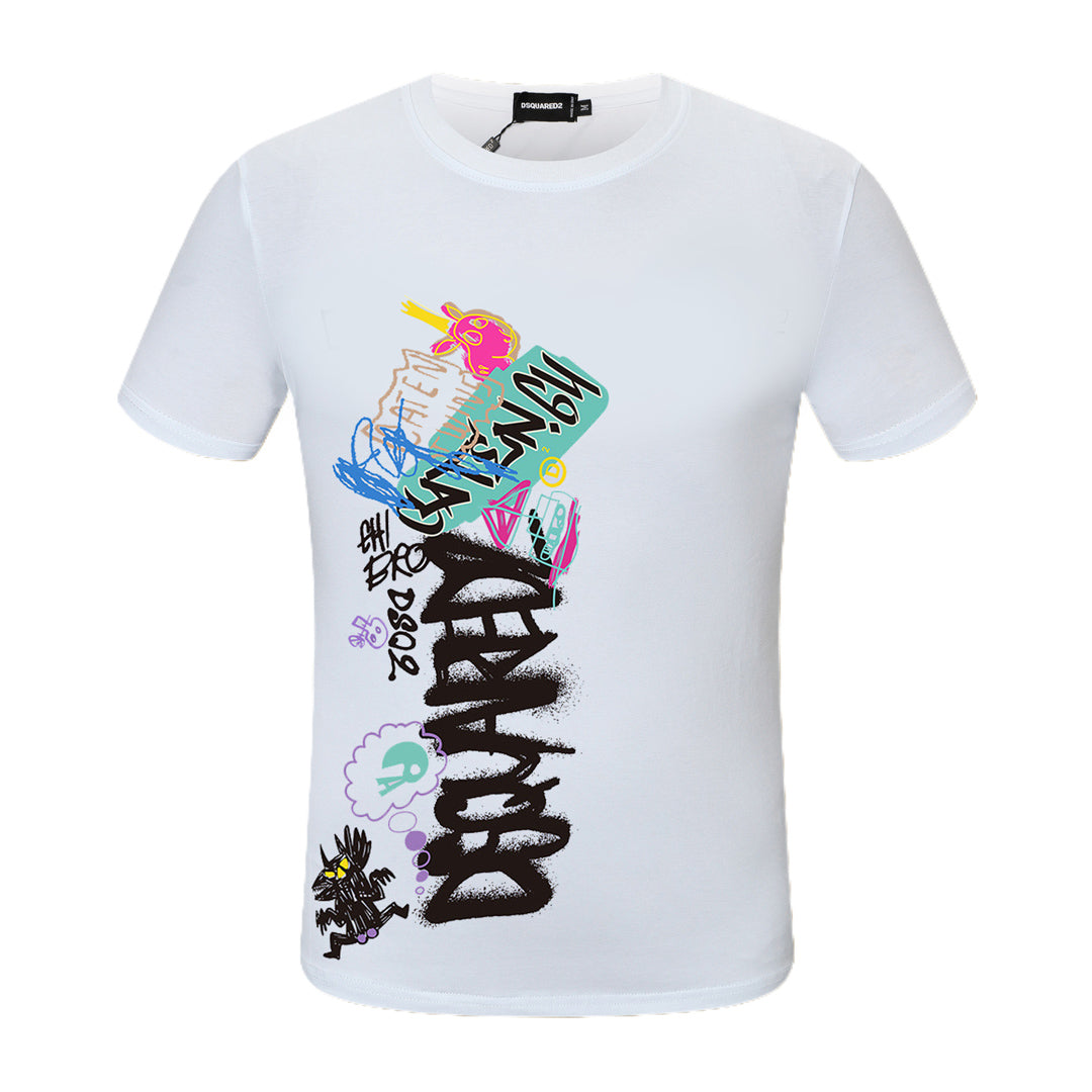 Dsquared2 Graffiti Logo Cotton T-shirt