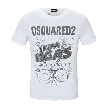 Dsquared2 Vigas Crystal Cotton T-shirt