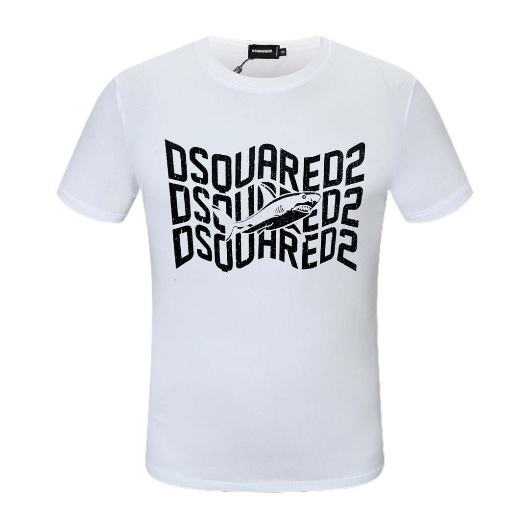Dsquared2 Shark Logo Cotton T-shirt