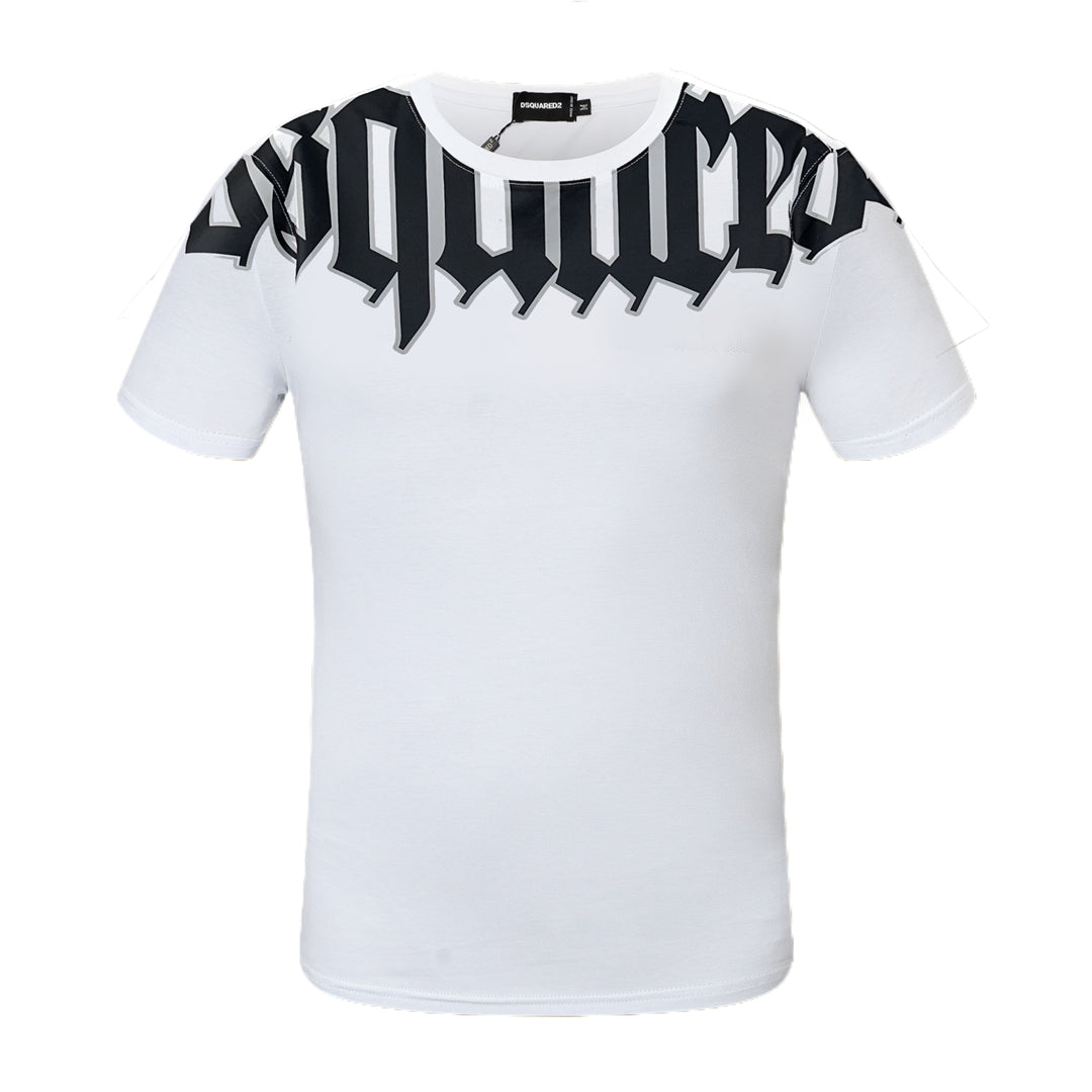 Dsquared2 Logo Shoulder Wrap Cotton T-shirt
