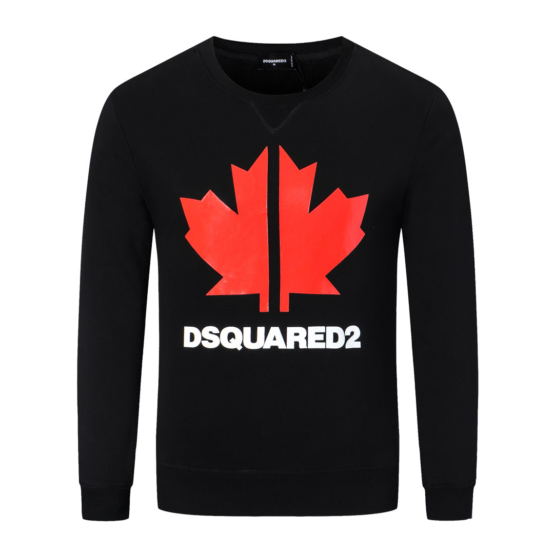 Dsquared2 Maple Leaf Logo Cotton Sweatshirt