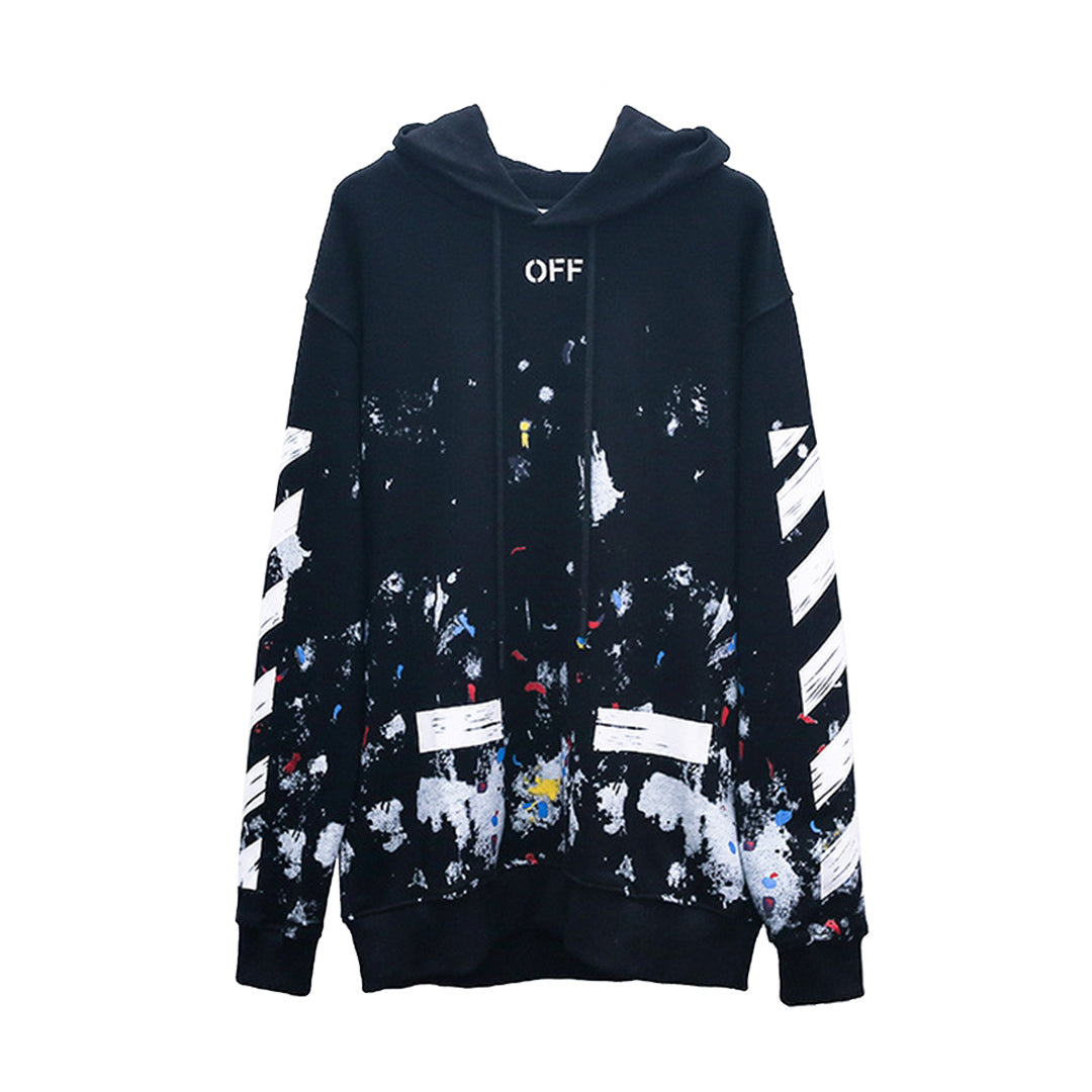 OFF Logo Print Hoodie