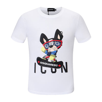 Dsquared2 Skateboard ICON Cotton T-shirt